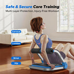MERACH Sit-Up Exercise Equipment Ab Crunch Machine Roll-Up Machine Abdominal Workout Machine for Home Gym Core Ab Exercise Trainer