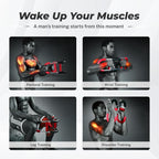 Arm Trainer Strengthen Chest and Arm Muscles Workout Men'S Fitness Trainer Detachable Adjustable Resistance Portable Power Twister Bar Home Fitness Equipment Fitness Level Chest Trainer