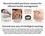 2025 New Smart Ring Blood Pressure Sleep Health Monitoring Multi-sport Modes smartring IP68 Waterproof Remote Care For Men Women