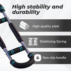 Arm Trainer Strengthen Chest and Arm Muscles Workout Men'S Fitness Trainer Detachable Adjustable Resistance Portable Power Twister Bar Home Fitness Equipment Fitness Level Chest Trainer