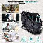 Arm Trainer Strengthen Chest and Arm Muscles Workout Men'S Fitness Trainer Detachable Adjustable Resistance Portable Power Twister Bar Home Fitness Equipment Fitness Level Chest Trainer