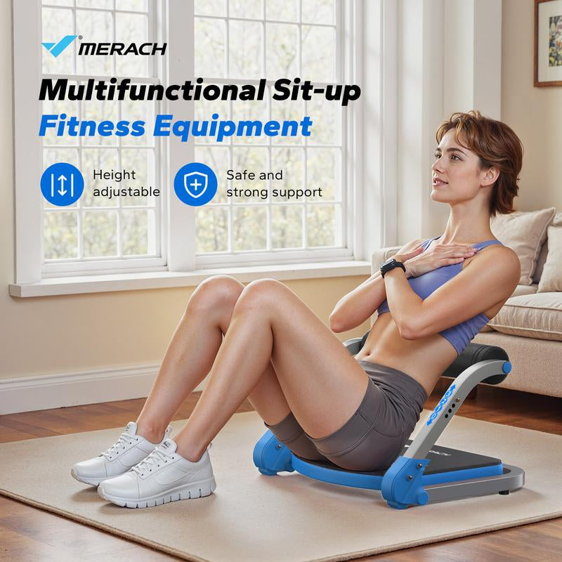 MERACH Sit-Up Exercise Equipment Ab Crunch Machine Roll-Up Machine Abdominal Workout Machine for Home Gym Core Ab Exercise Trainer